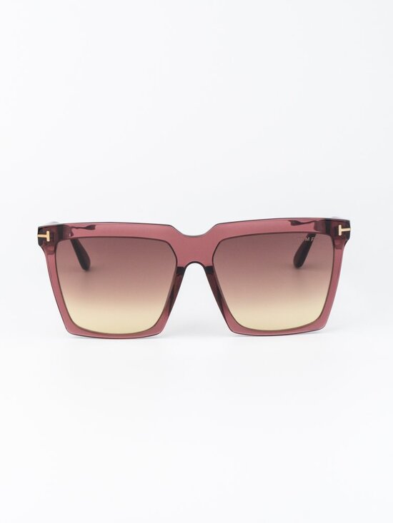 Tom Ford SABRINA-02 Women Sunglasses Bordeaux Gradient Square FT0764 69T main image 11